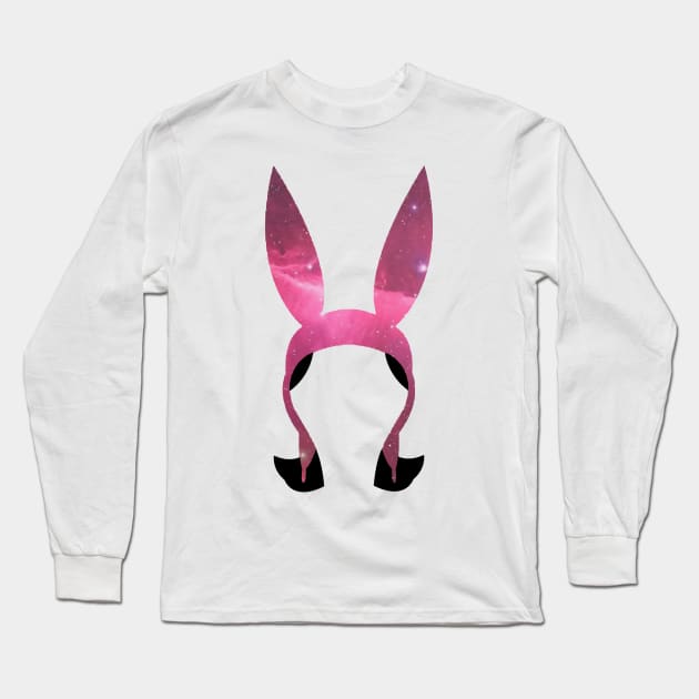 Cosmic Bunny Ears Long Sleeve T-Shirt by ForrestFire